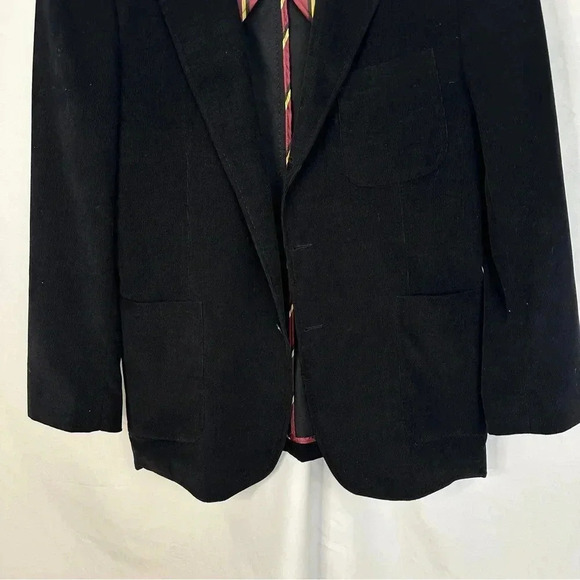 T Harris London Coat Blazer Men's Size Large Black Formal Career Holiday - Picture 3 of 16